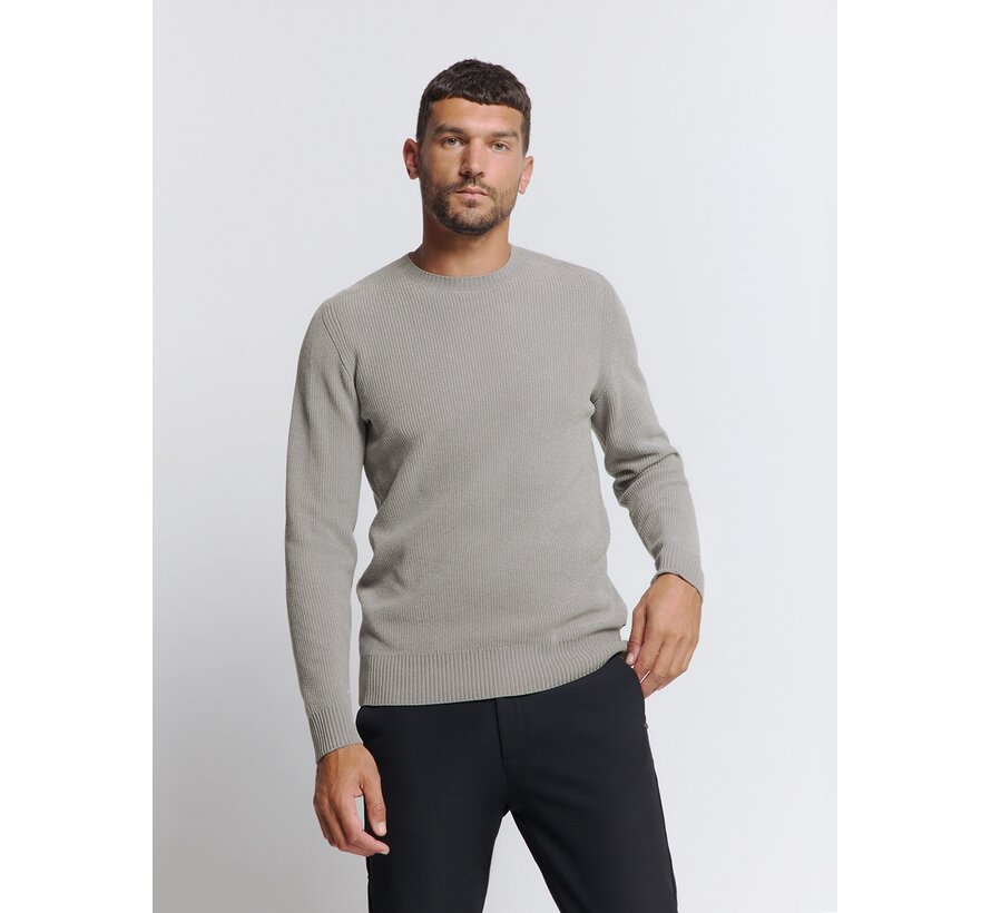 Pullover Crewneck Chenille Grey (26211115 - 021)