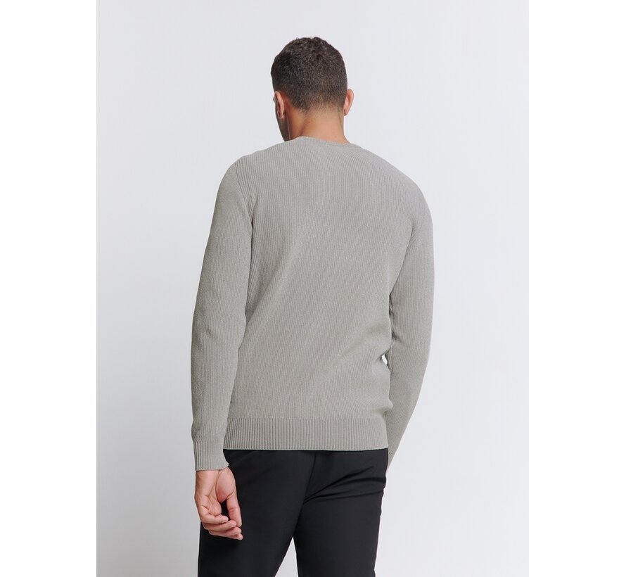 Pullover Crewneck Chenille Grey (26211115 - 021)
