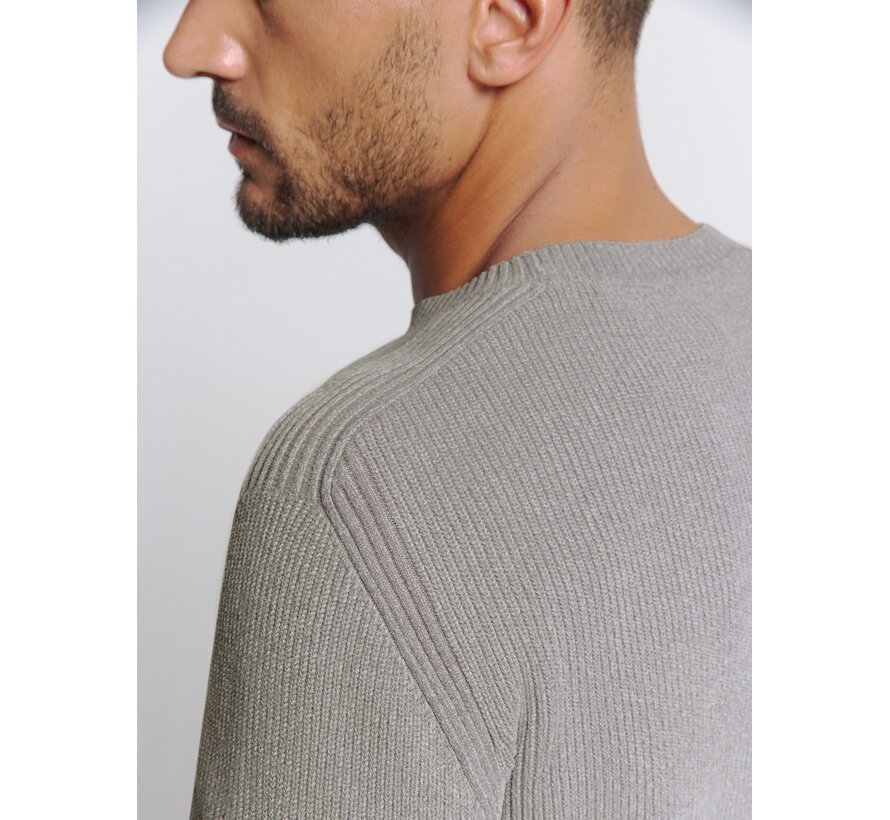 Pullover Crewneck Chenille Grey (26211115 - 021)