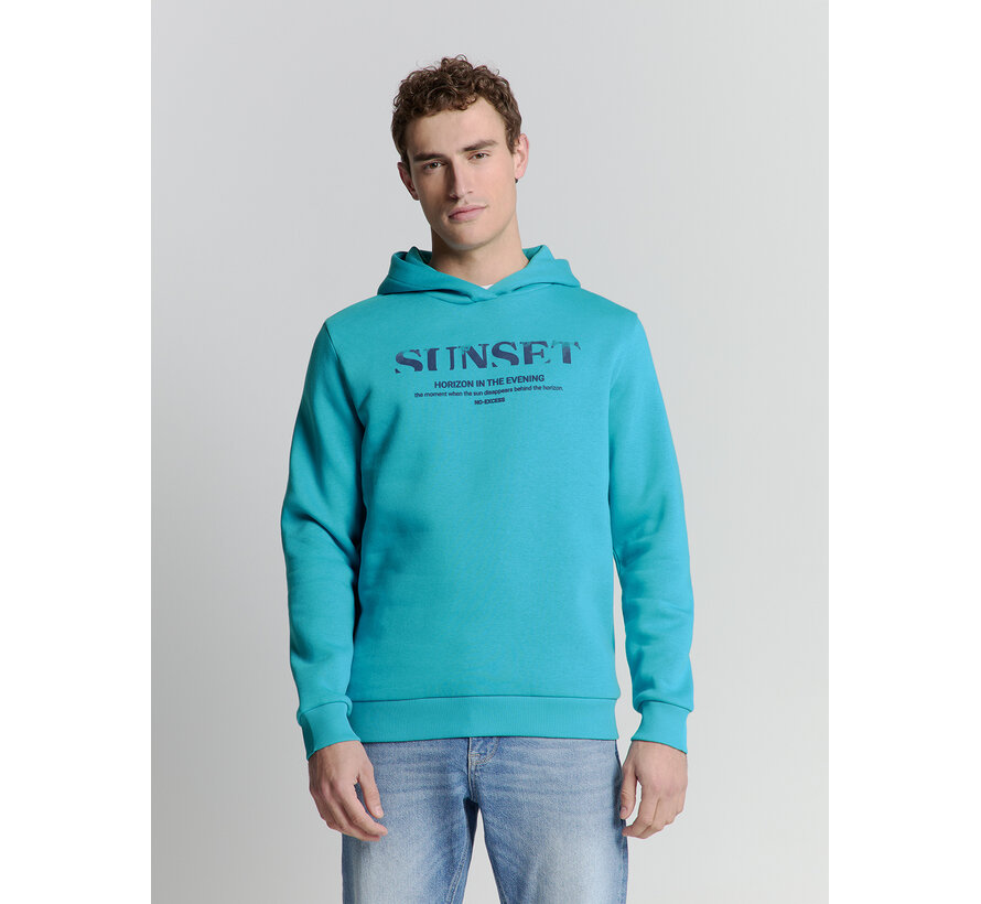 Hooded Sweater Seablue (27130151 - 039)