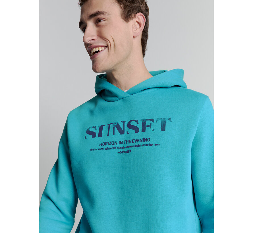 Hooded Sweater Seablue (27130151 - 039)