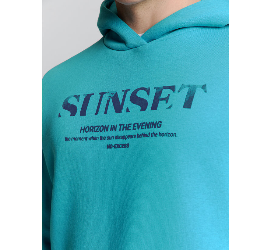 Hooded Sweater Seablue (27130151 - 039)