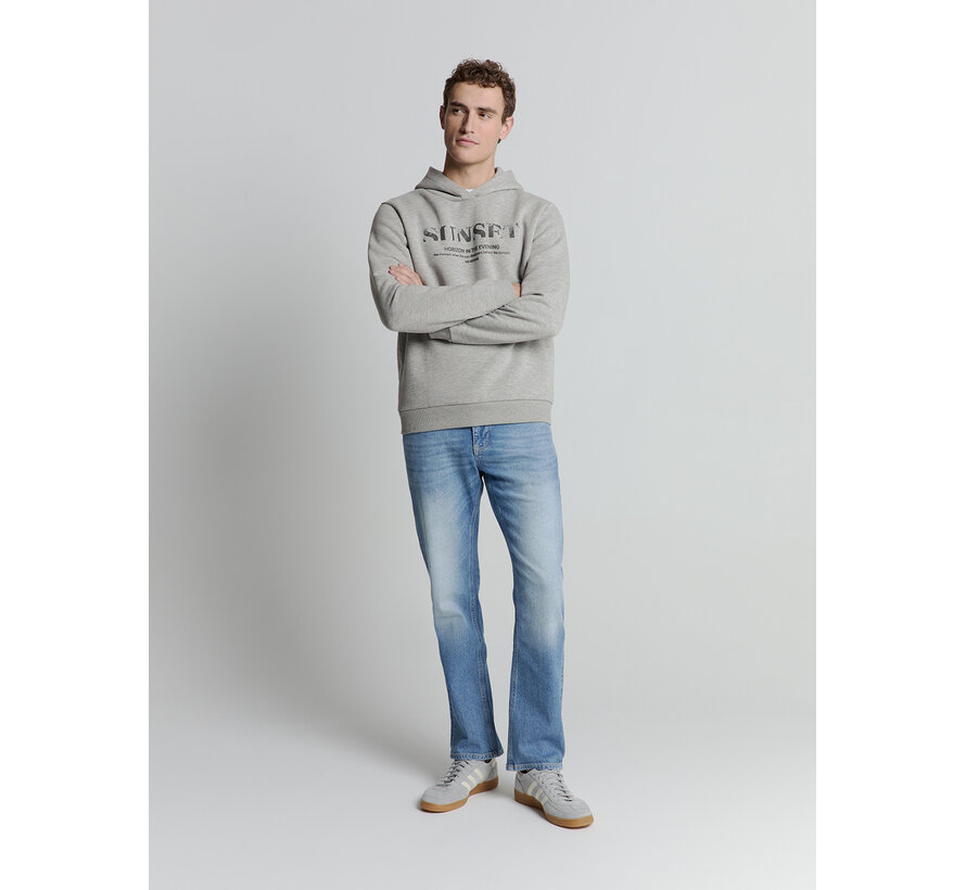 Hooded Sweater Grey Mel. (27130151 - 102)