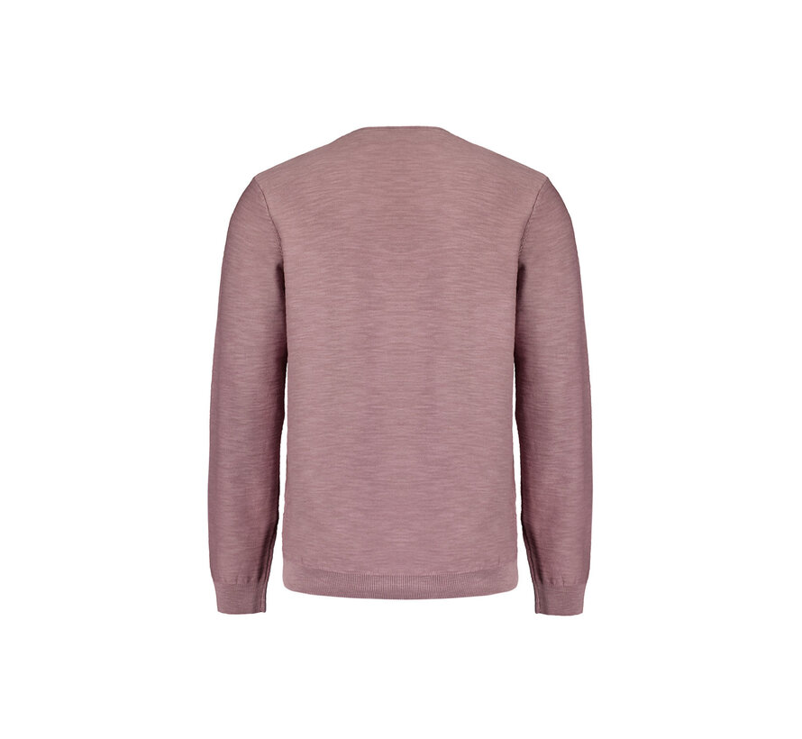 Pullover Crewneck Garment Dyed + Stone Washed Mauve (27210101SN - 146)