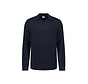 Pullover Polo With Linen Deep Blue (27230205 - 096)