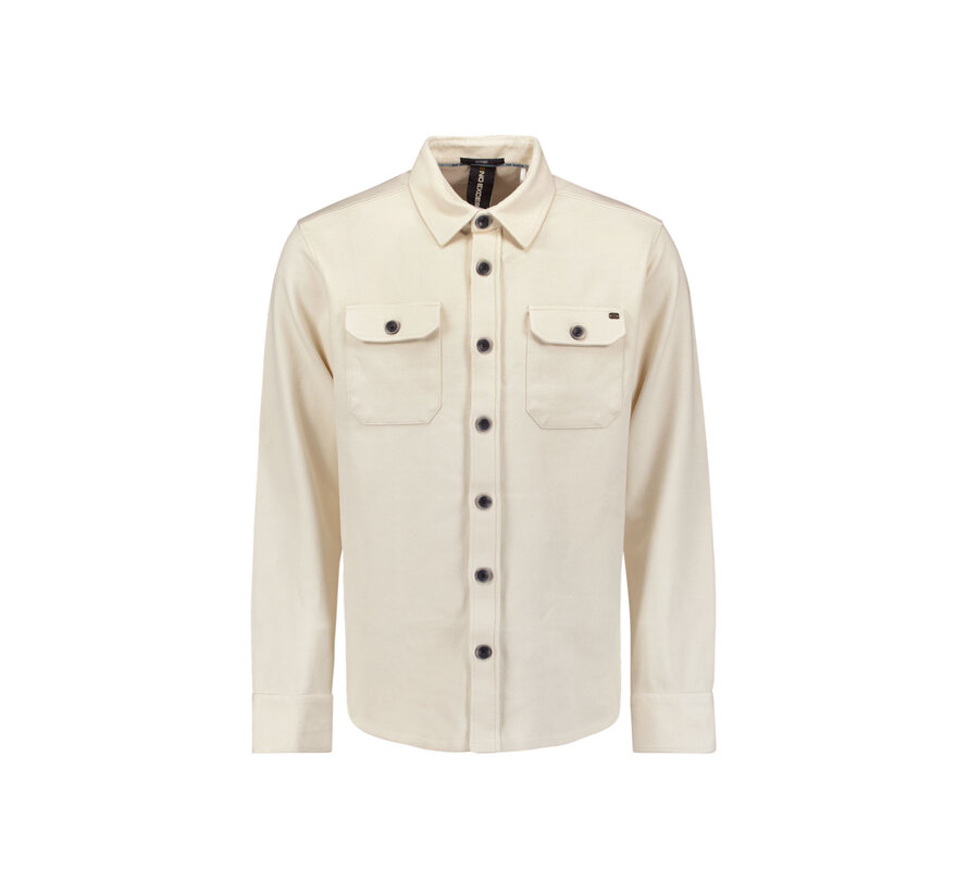Overshirt Button Closure Sweat Chalk (27580103 - 017)