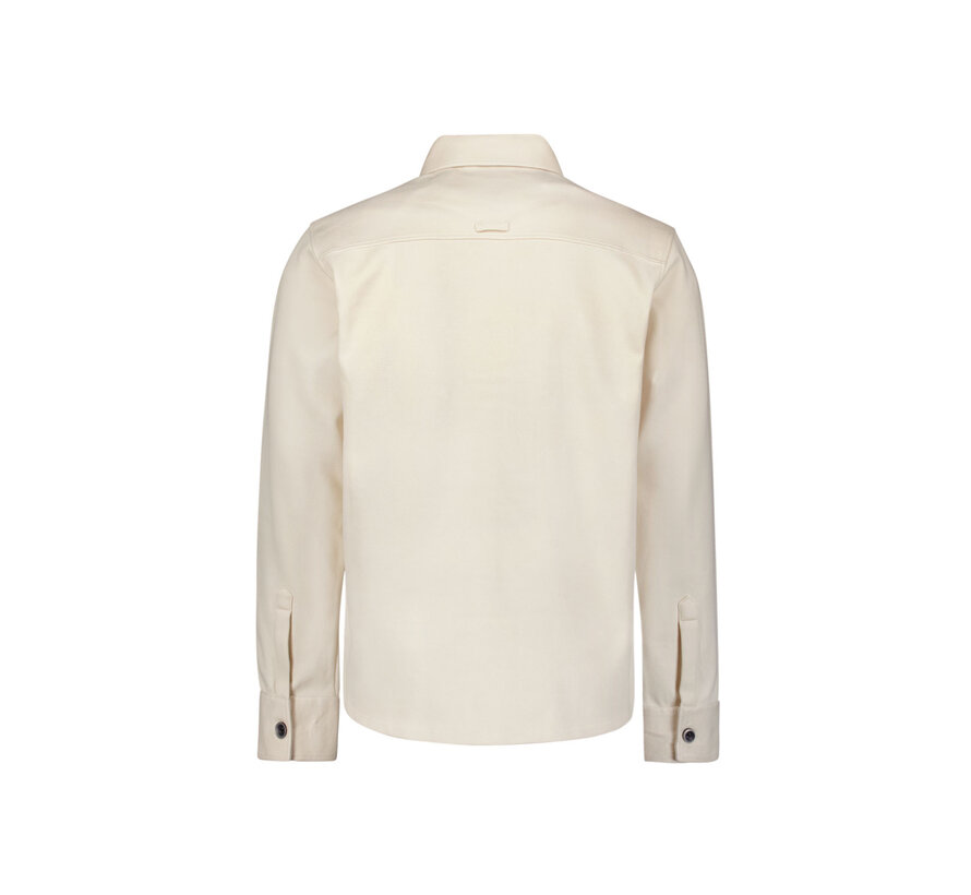 Overshirt Button Closure Sweat Chalk (27580103 - 017)