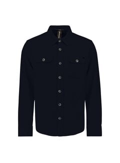 No Excess Overshirt Button Closure Sweat Deep Blue (27580103 - 096)