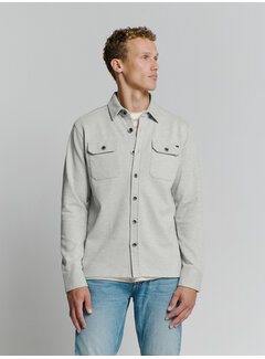No Excess Overshirt Button Closure Sweat Grey Mel. (27580103 - 102)
