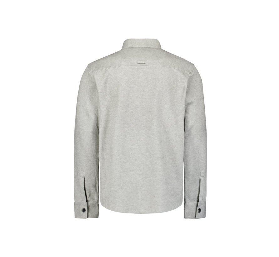 Overshirt Button Closure Sweat Grey Mel. (27580103 - 102)