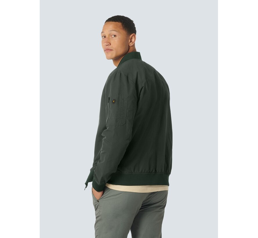 No Excess Jacket Short Fit Bomber Dark Steel (27630117SCH - 124)