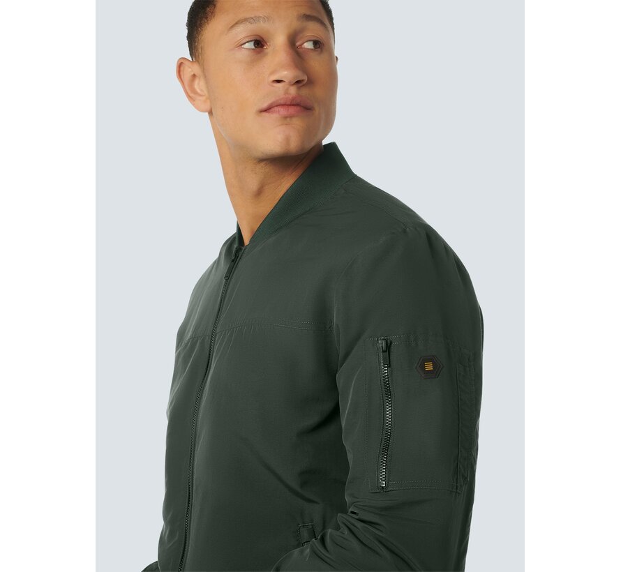 No Excess Jacket Short Fit Bomber Dark Steel (27630117SCH - 124)