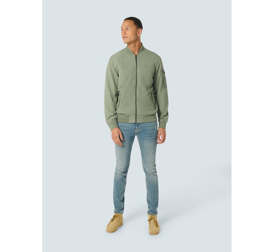 Jacket Short Fit Bomber Light Army (27630117SCH - 177)