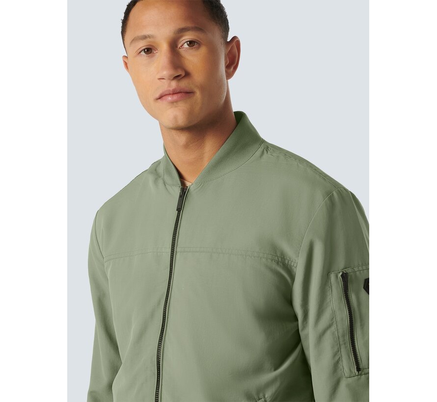 No Excess Jacket Short Fit Bomber Light Army (27630117SCH - 177)