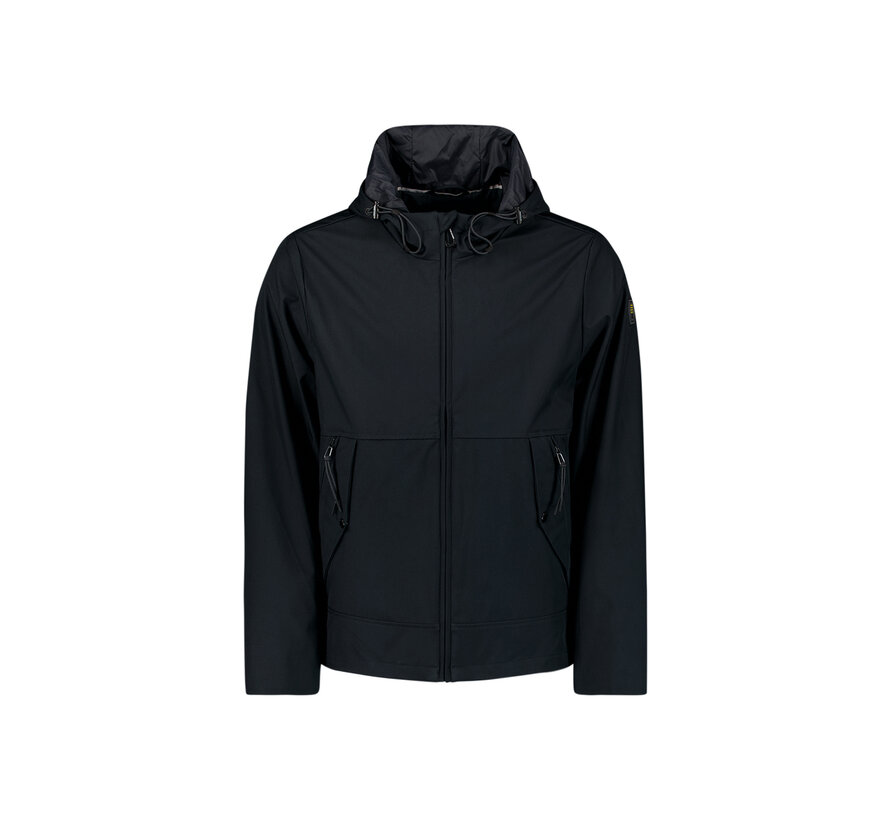 No Excess Jacket Mid Long Hooded Navy (27630215 - 078)