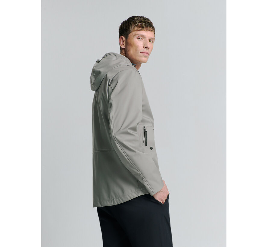 Jacket Mid Long Hooded Mid Grey (27630215 - 180)