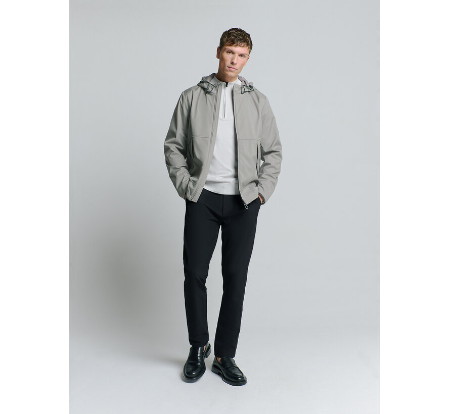 No Excess Jacket Mid Long Hooded Mid Grey (27630215 - 180)