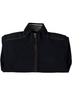 Fellows United Fellows United Cardigan Vest Waffle Structure Navy (42.2619 - 110)