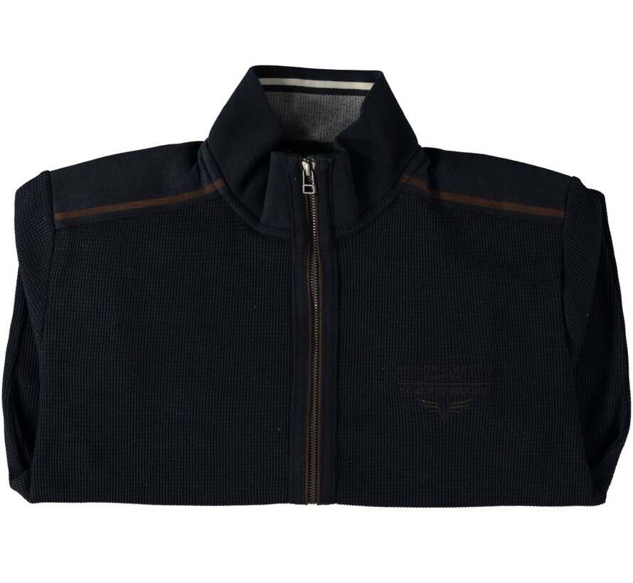 Fellows United Cardigan Vest Waffle Structure Navy (42.2619 - 110)