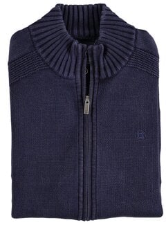Fellows United Fellows United Cardigan Vest Shoulder Effect Navy (12.1121 - 110)