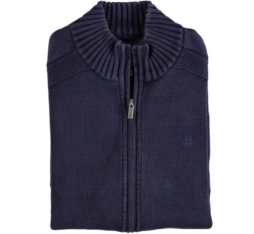 Fellows United Cardigan Vest Shoulder Effect Navy (12.1121 - 110)