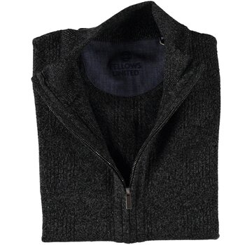 Fellows United Cardigan Fantasy Structure Mid Grey (22.1105 - 121)