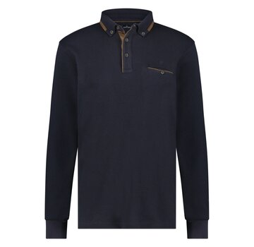 Fellows United Rugby Waffle Structure Mixed Fabric Navy (32.2109 - 110)