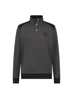 Fellows United Pullover Herringbone Suede Details Antra (32.2620 - 120)