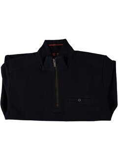 Fellows United Fellows United Pullover Half Zip Quilted Navy (42.2645 - 110)