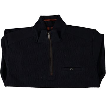 Fellows United Pullover Half Zip Quilted Navy (42.2645 - 110)