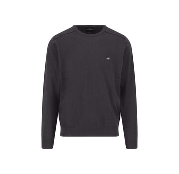 Fynch Hatton Pullover O-Neck Superfine Plus Charcoal (1508  233  - 998)