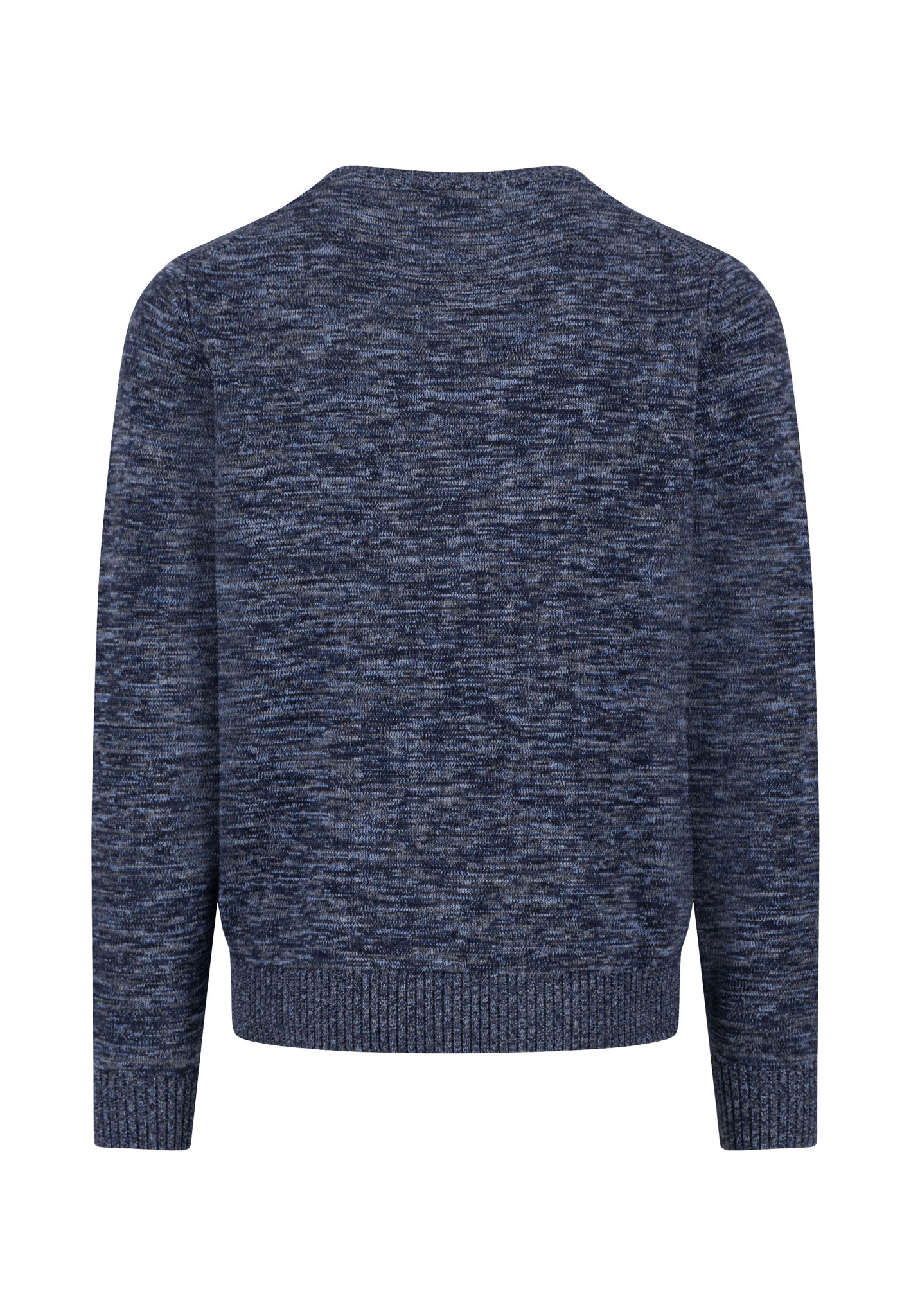 Fynch Hatton Pullover O-Neck Twisted Mouliné Navy L Fynch Hatton