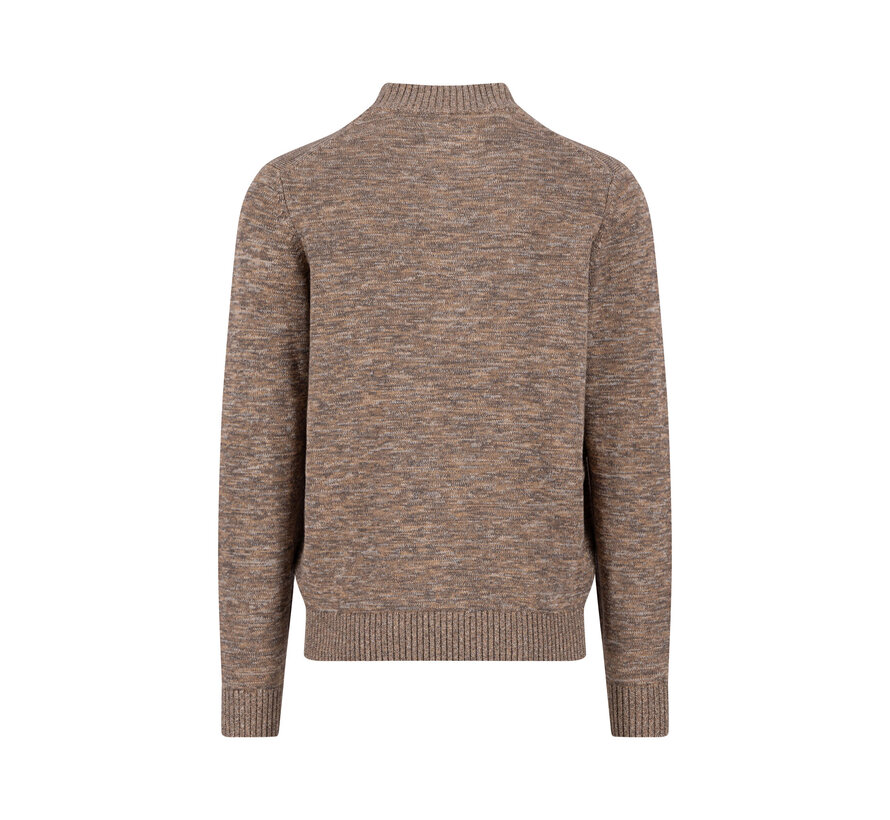 Buttoned Trui Twisted Mouliné Earth (1508  238  - 860)