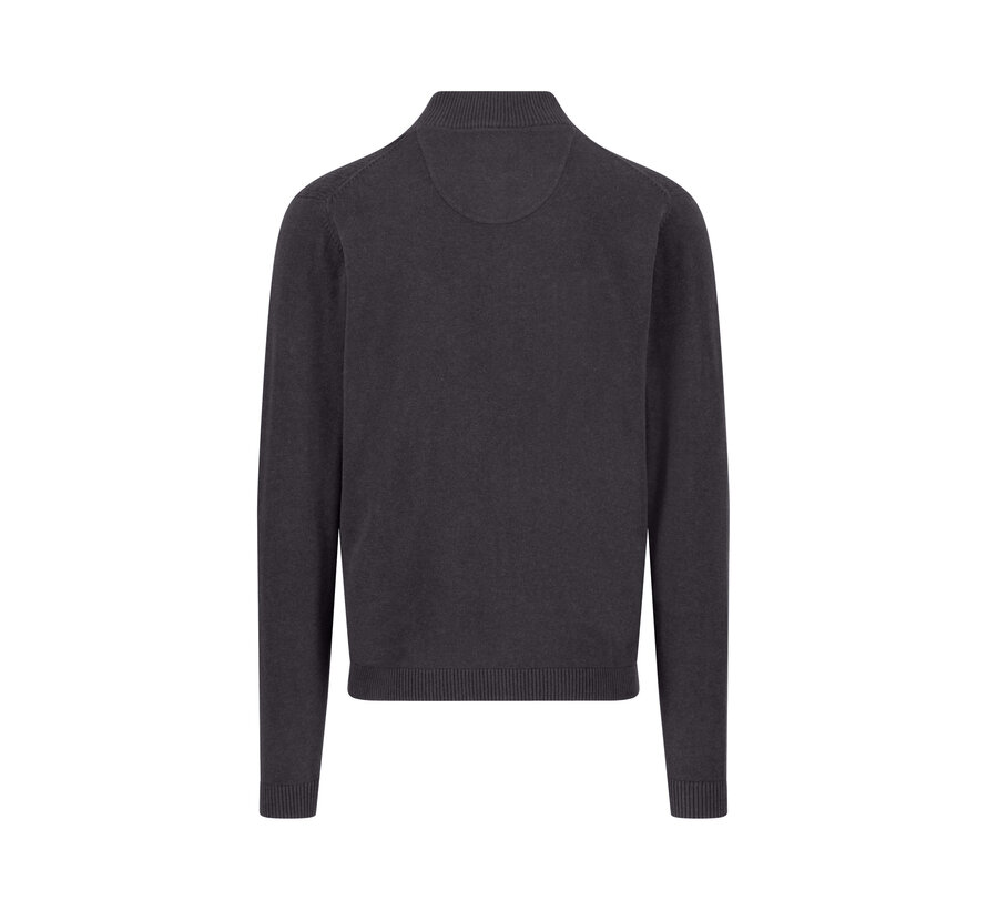 Vest Cardigan Stand-Up Structure Charcoal (1508  645  - 998)