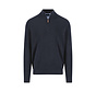 Half Zip Trui Structure Supersoft Navy (1509  205  - 690)
