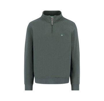 Fynch Hatton Half Zip Sweater Dark Ivy (1514  1351 - 737)