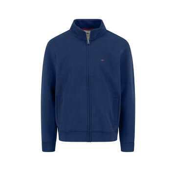 Fynch Hatton Sweat Vest Stand-Up Cardigan Midnight (1514  1352 - 627)