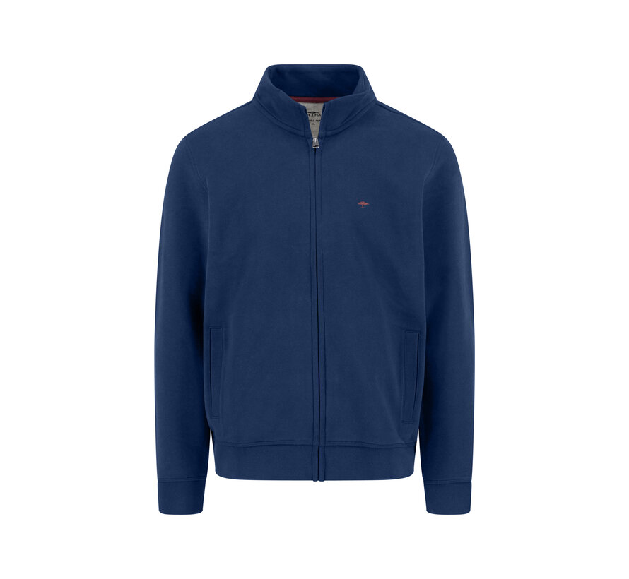 Sweat Vest Stand-Up Cardigan Midnight (1514  1352 - 627)