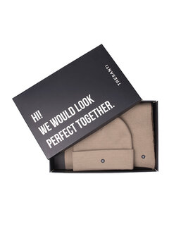 Tresanti SVEN | Scarf & Beanie Giftbox Light Brown (TRCOHE011 - 401)