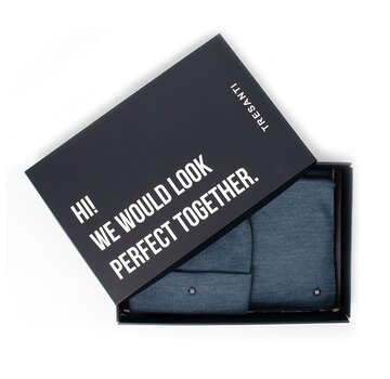 Tresanti SVEN | Scarf & Beanie Giftbox Blue (TRCOHE011 - 800)