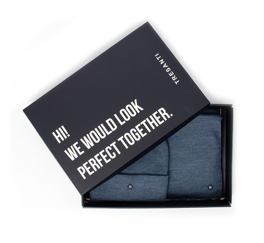 SVEN | Scarf & Beanie Giftbox Blue (TRCOHE011 - 800)