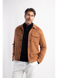 Blue Industry Shirtjacket Cognac (MILANOW25-M42 - Cognac)