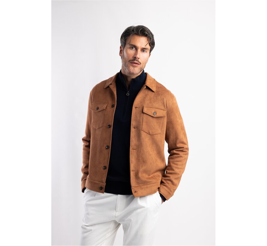 Shirtjacket Cognac (MILANOW25-M42 - Cognac)
