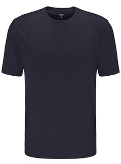 Fynch Hatton T-shirt Ronde Hals Navy (SNOS 1500 - 485)
