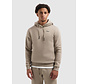 Zig Zag Logo Hoodie Taupe (25039353 - 53)