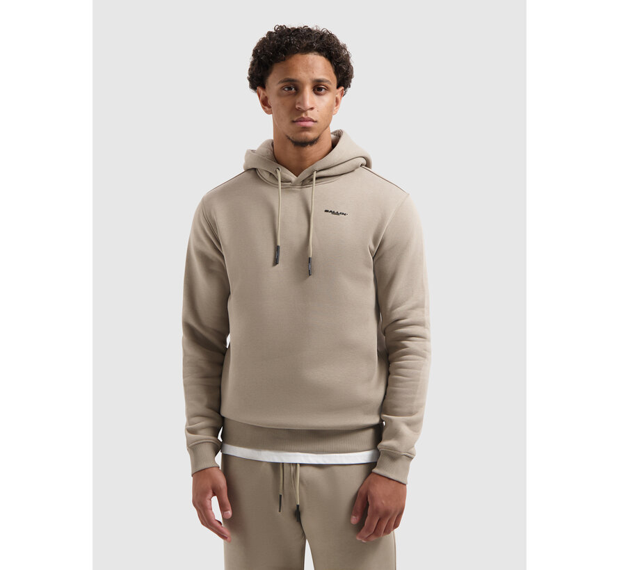 Zig Zag Logo Hoodie Taupe (25039353 - 53)