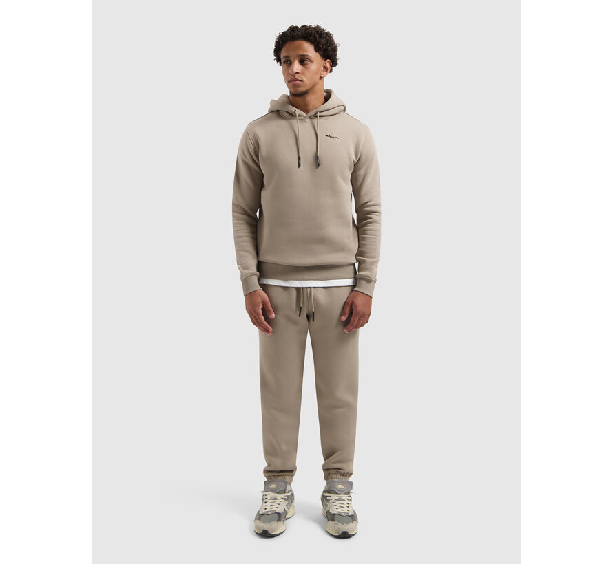 Zig Zag Logo Hoodie Taupe (25039353 - 53)