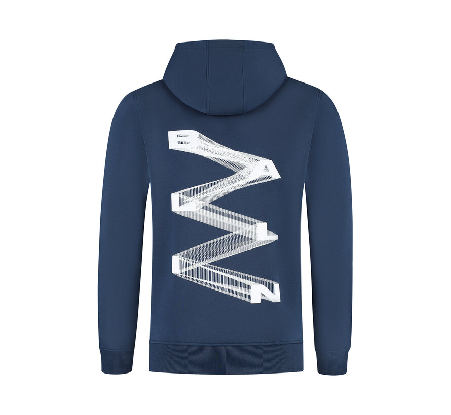 Zig Zag Logo Hoodie Navy (25039353 - 07)