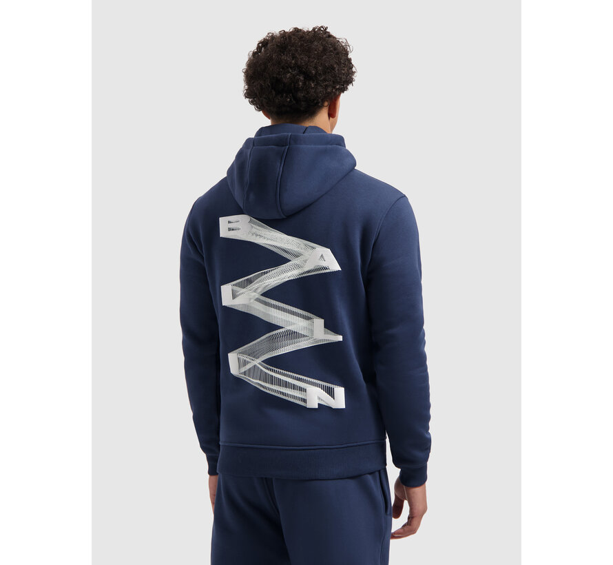 Zig Zag Logo Hoodie Navy (25039353 - 07)