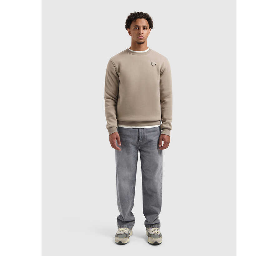 Circle Logo Sweater Taupe (25039302 - 53)